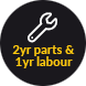 24 - parts & 12 labour