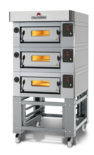 Italforni LSC-3 Heavy duty Triple deck electric pizza oven - 24 x 12" pizzas