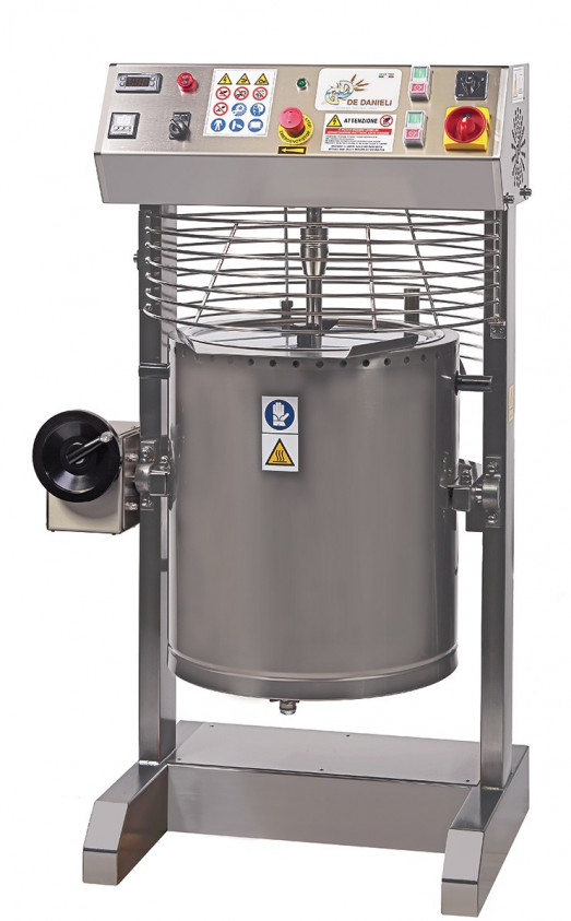 De Danieli C802EI  80 Ltr  Electric High temperature Indirect heat tilting kettle with stirer for medium density products