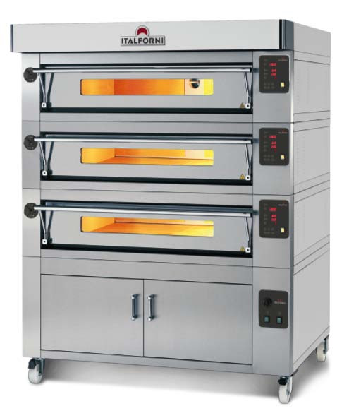 Italforni ES9-3 Heavy duty Triple deck electric pizza oven - 27 x 12" Pizzas