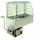 Emainox Elegance 8046531 5 x 1/1gn Drop In 3 tier Refrigerated Display + Dolewell base - Operator serve