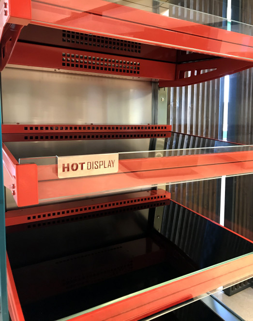 BKI HSS4-2T Floorstanding Grab & Go 2 Tier Heated display