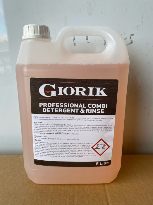 Giorik Combi oven 2 in 1 Detergent + Rinseaid - Box 4 x 5 Ltr tubs